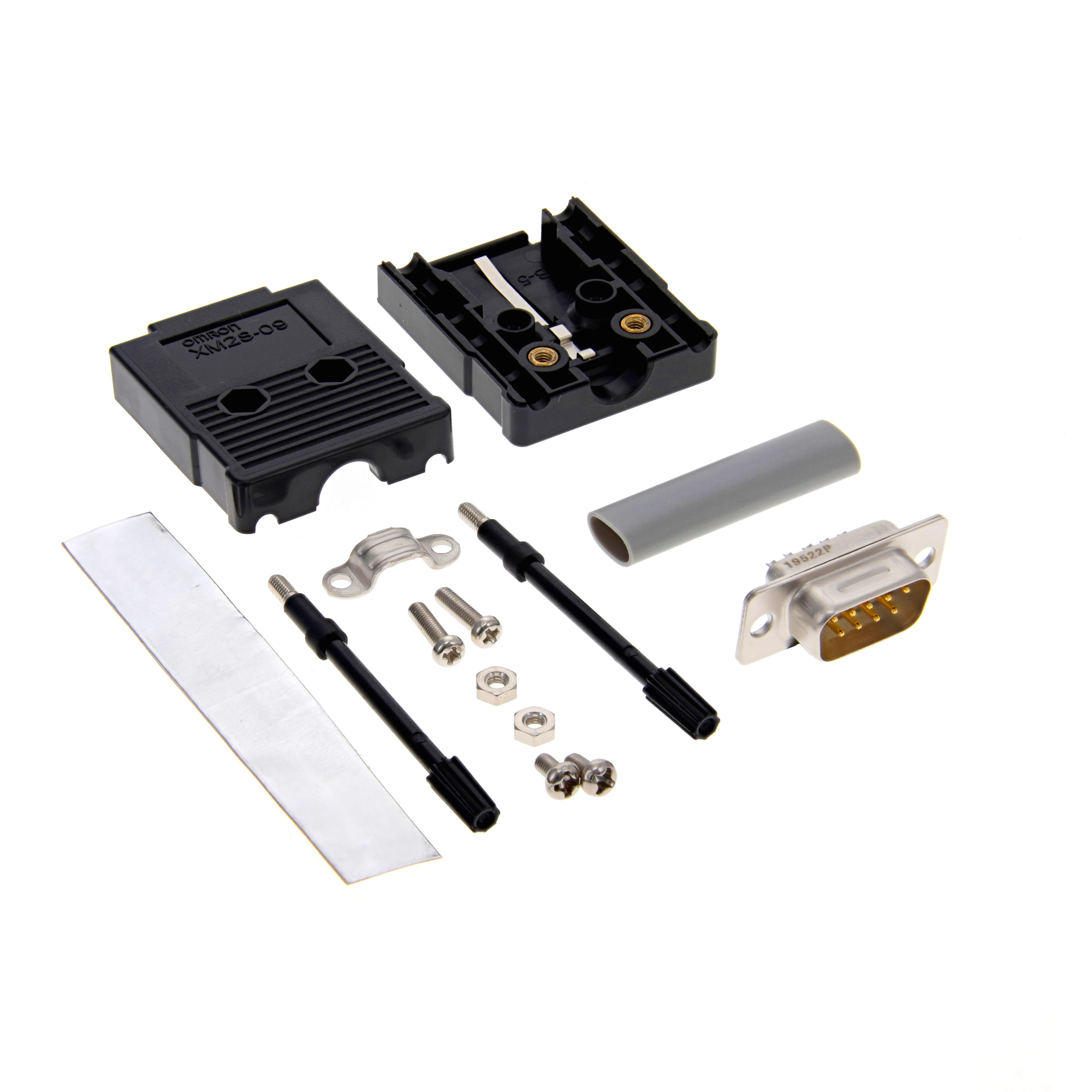 XM2S-0911-S003 Omron Electronics Inc-EMC Div  Capots de connecteurs D-Sub en forme de D