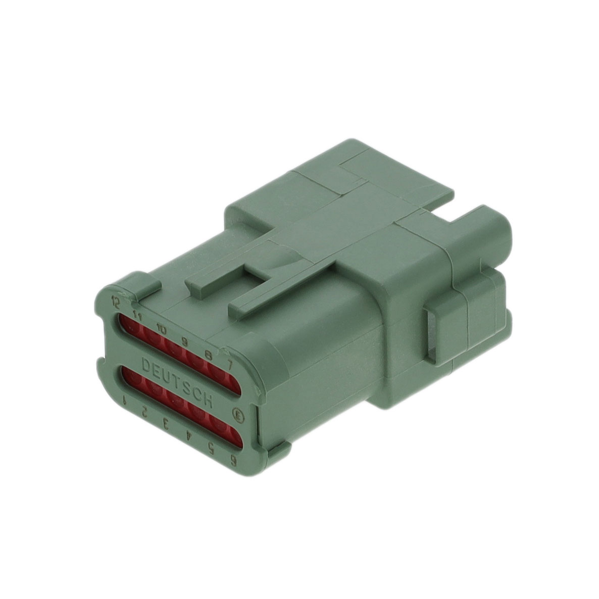DT04-12PC-CE07 TE Connectivity Deutsch Connectors  Rectangular Connector Housings