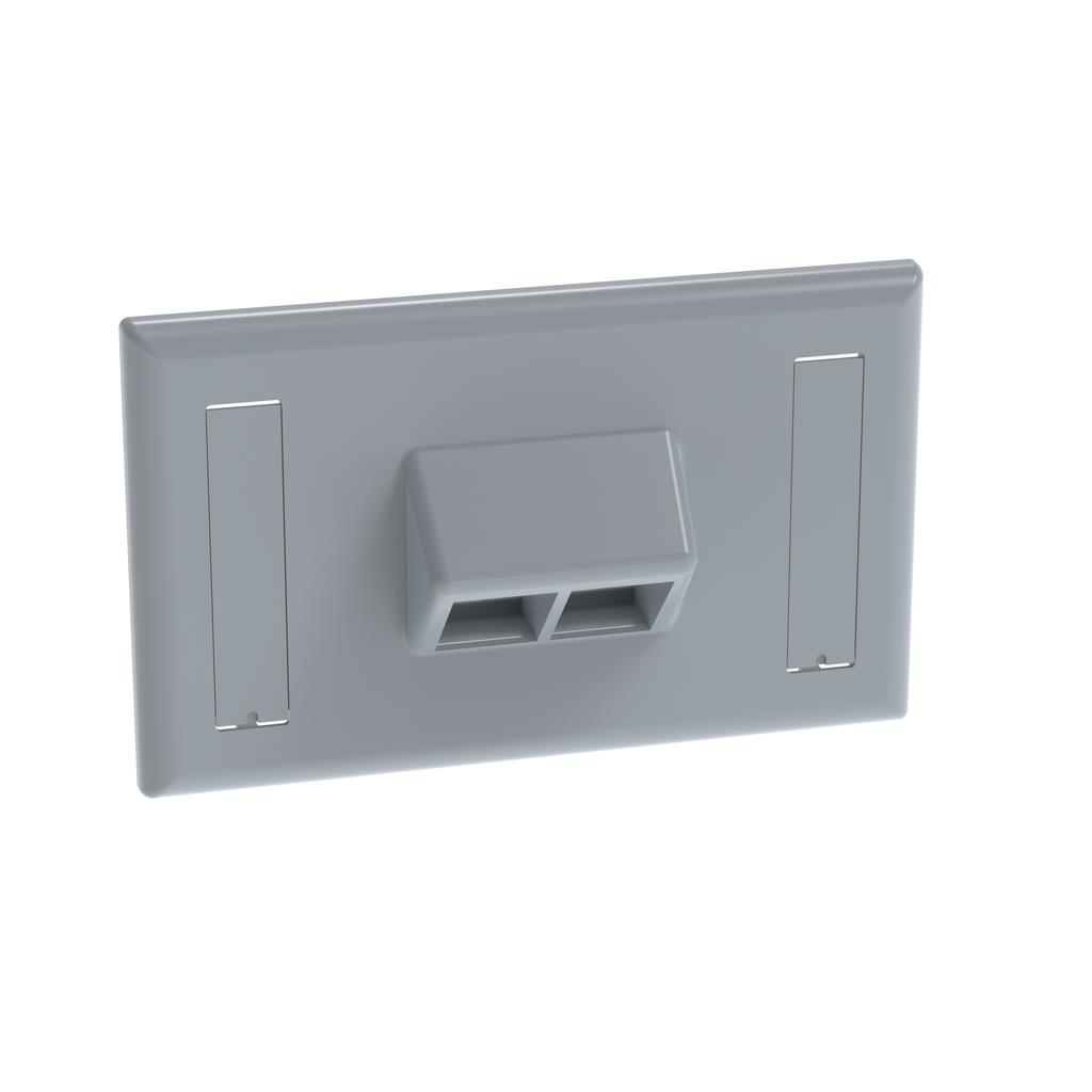 NK2HSFIGY Panduit Corp  Marcos de placas frontales Keystone