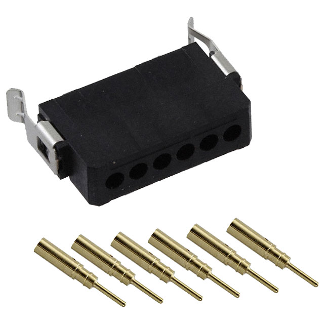 M80-8080605 Harwin Inc.  Free Hanging Panel Mount