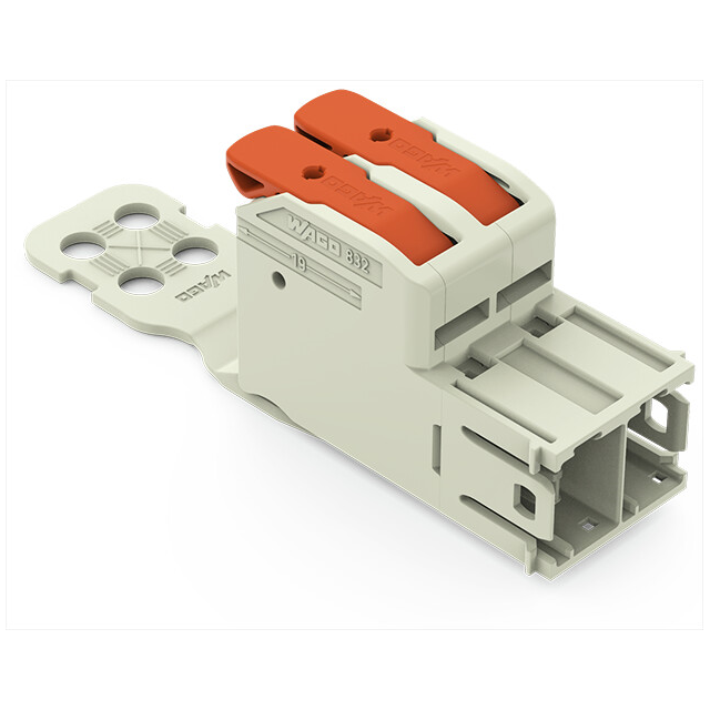 832-1202/332-000 WAGO Corporation  Embases, fiches et prises