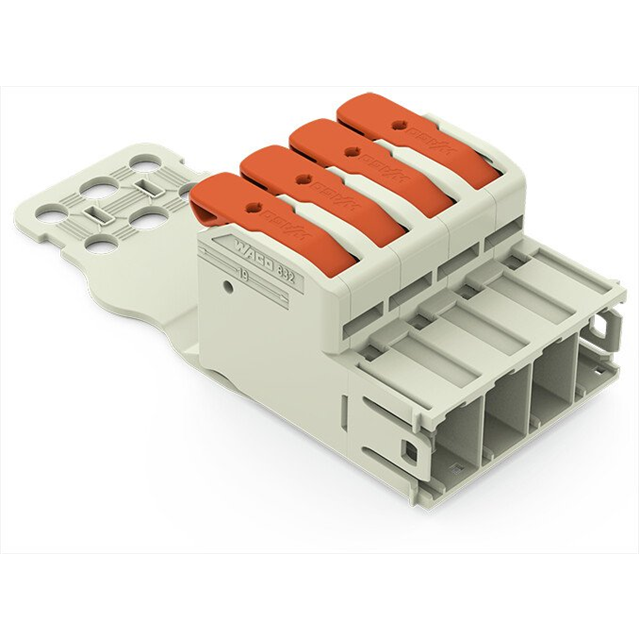 832-1204/334-000 WAGO Corporation  Embases, fiches et prises