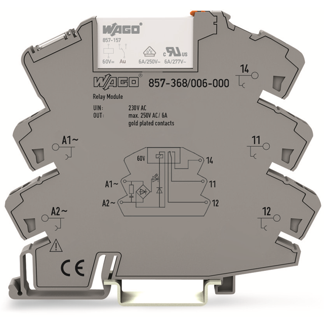 857-368/006-000 WAGO Corporation  Power Relays Over 2 Amps