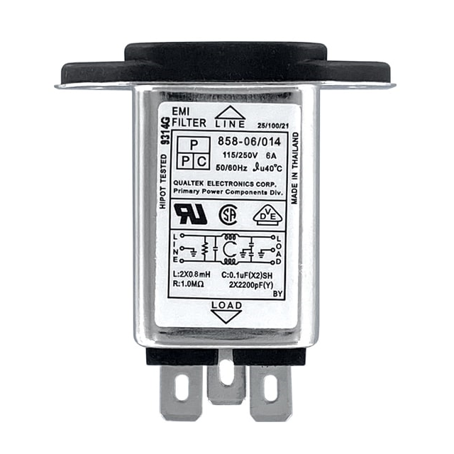 858-06/014 Qualtek  Power Entry Modules (PEM)