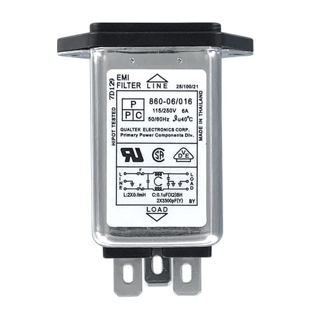 860-06/016 Qualtek  Power Entry Modules (PEM)