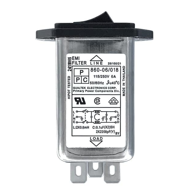 860-06/018 Qualtek  Power Entry Modules (PEM)