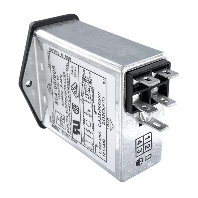 864-06/005 Qualtek  Moduli di ingresso alimentazione (PEM)