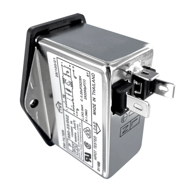 880-03/002 Qualtek  Power Entry Modules (PEM)