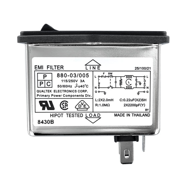 880-03/005 Qualtek  Moduli di ingresso alimentazione (PEM)