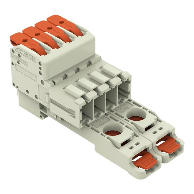 831-1204/306-000 WAGO Corporation  Conectores y tomas de corriente