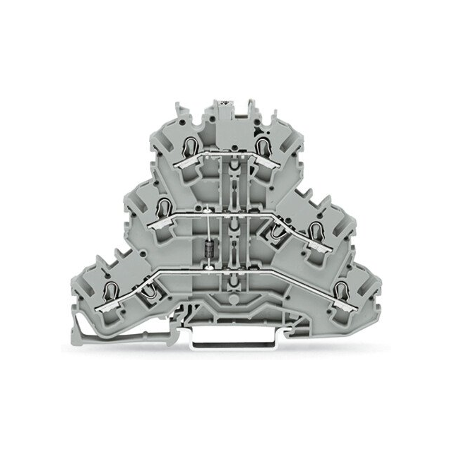 2002-3211/1000-675 WAGO Corporation  Canal sur rail DIN