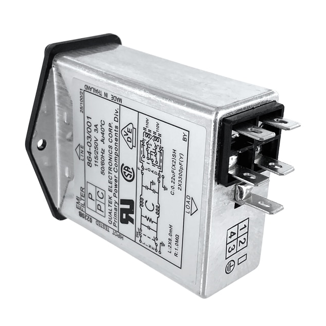 864-03/001 Qualtek  Moduli di ingresso alimentazione (PEM)