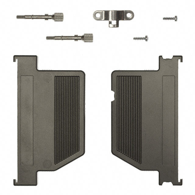 951-037-020R121 NorComp Inc.  Capots de connecteurs D-Sub en forme de D