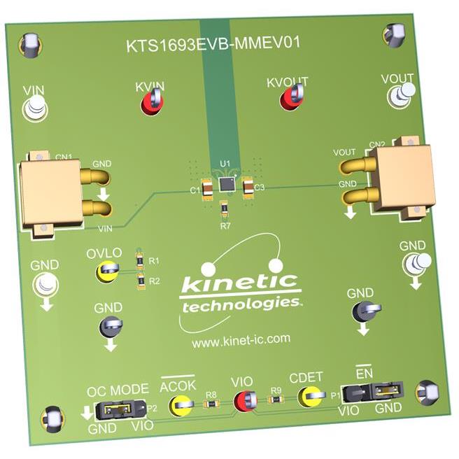 KTS1693EVB-MMEV01 Kinetic Technologies  Cartes et kits d'évaluation et de démonstration