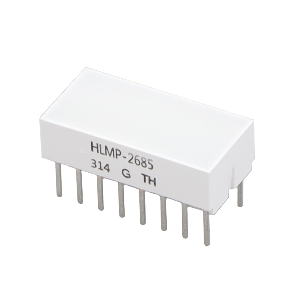 HLMP-2685-GH000 Broadcom Limited  Leiterplattenanzeigen Arrays Lichtbalken Balkendiagramme