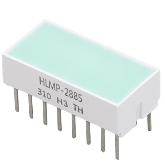 HLMP-2885-HI000 Broadcom Limited  Circuit Board Indicators Arrays Light Bars Bar Graphs