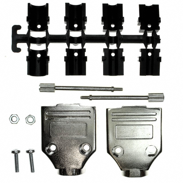 970-009-020R121 NorComp Inc.  Capots de connecteurs D-Sub en forme de D