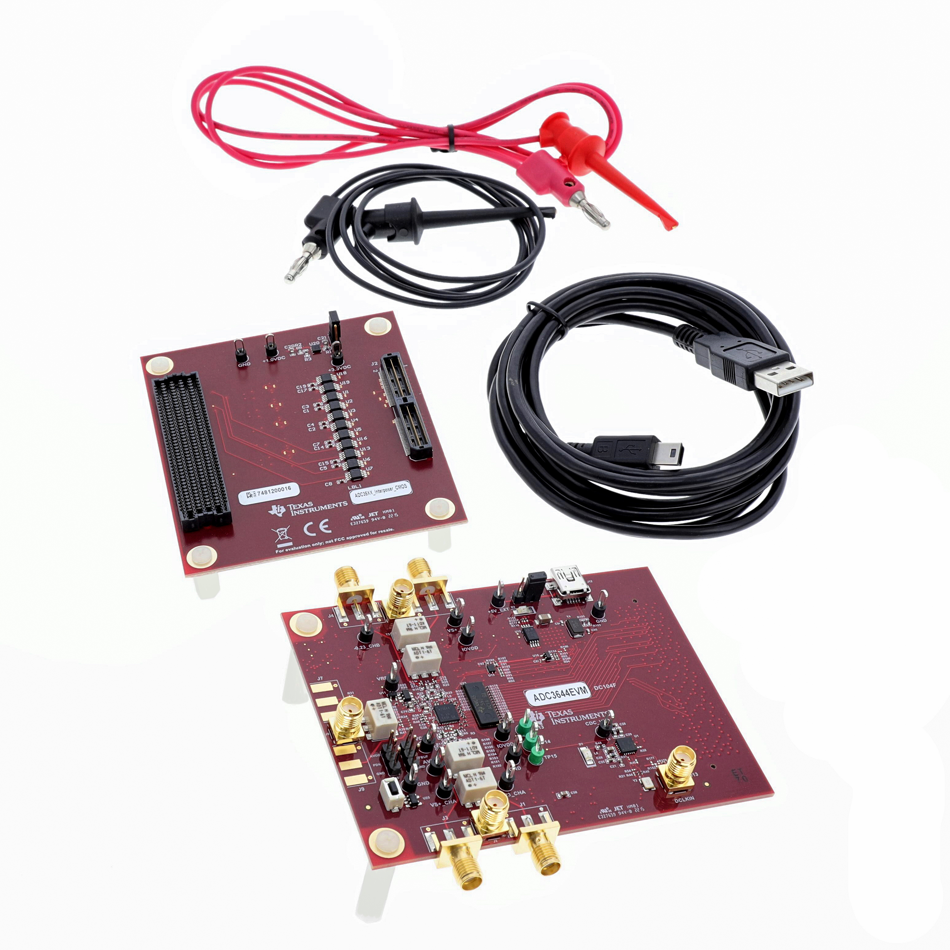 ADC3644EVM Texas Instruments  Cartes d'évaluation des convertisseurs analogique-numérique (CAN)