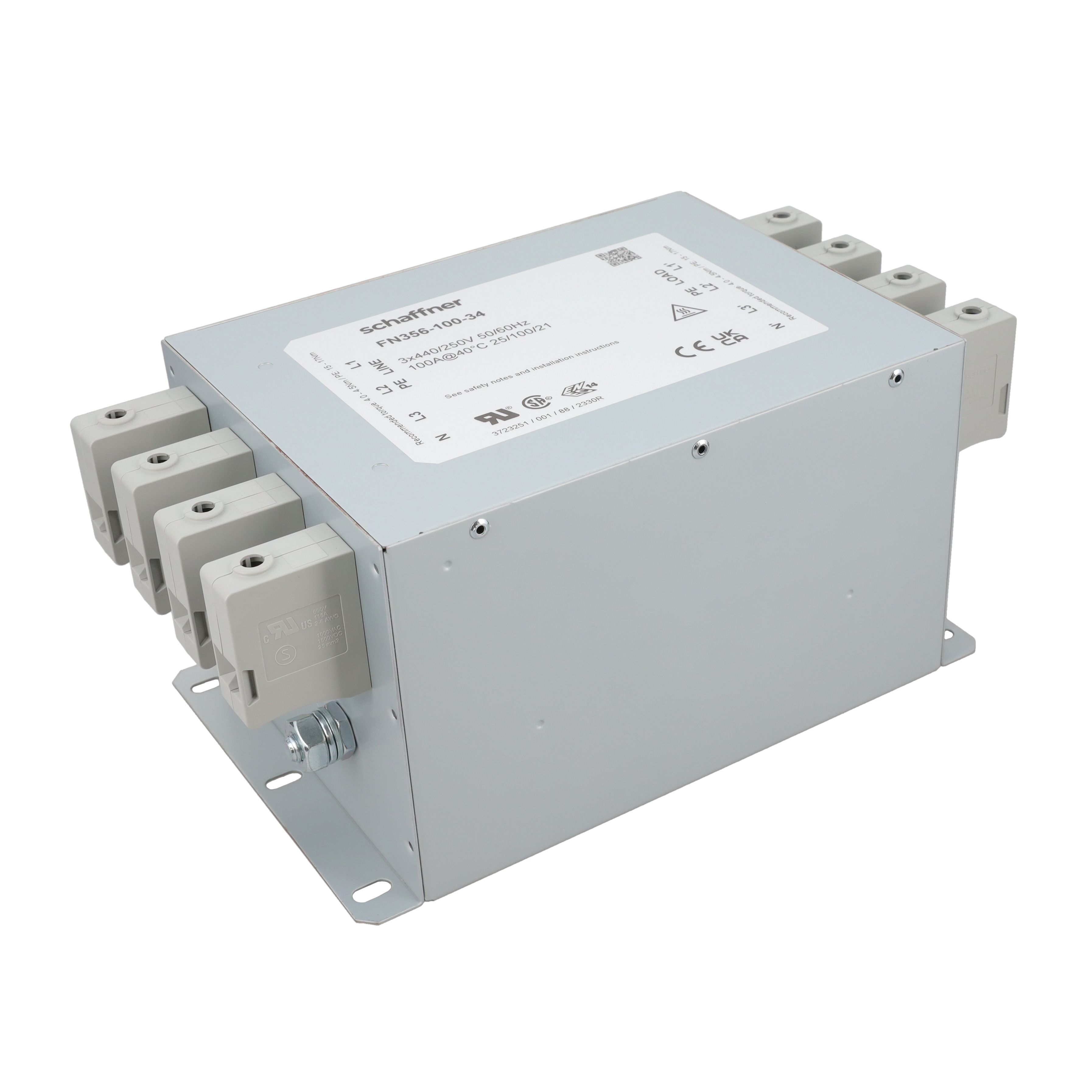 FN356-100-34 Schaffner EMC Inc.  Power Line Filter Modules