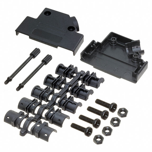 ACOV-SUB-25NB22 Assmann WSW Components  Capots de connecteurs D-Sub en forme de D