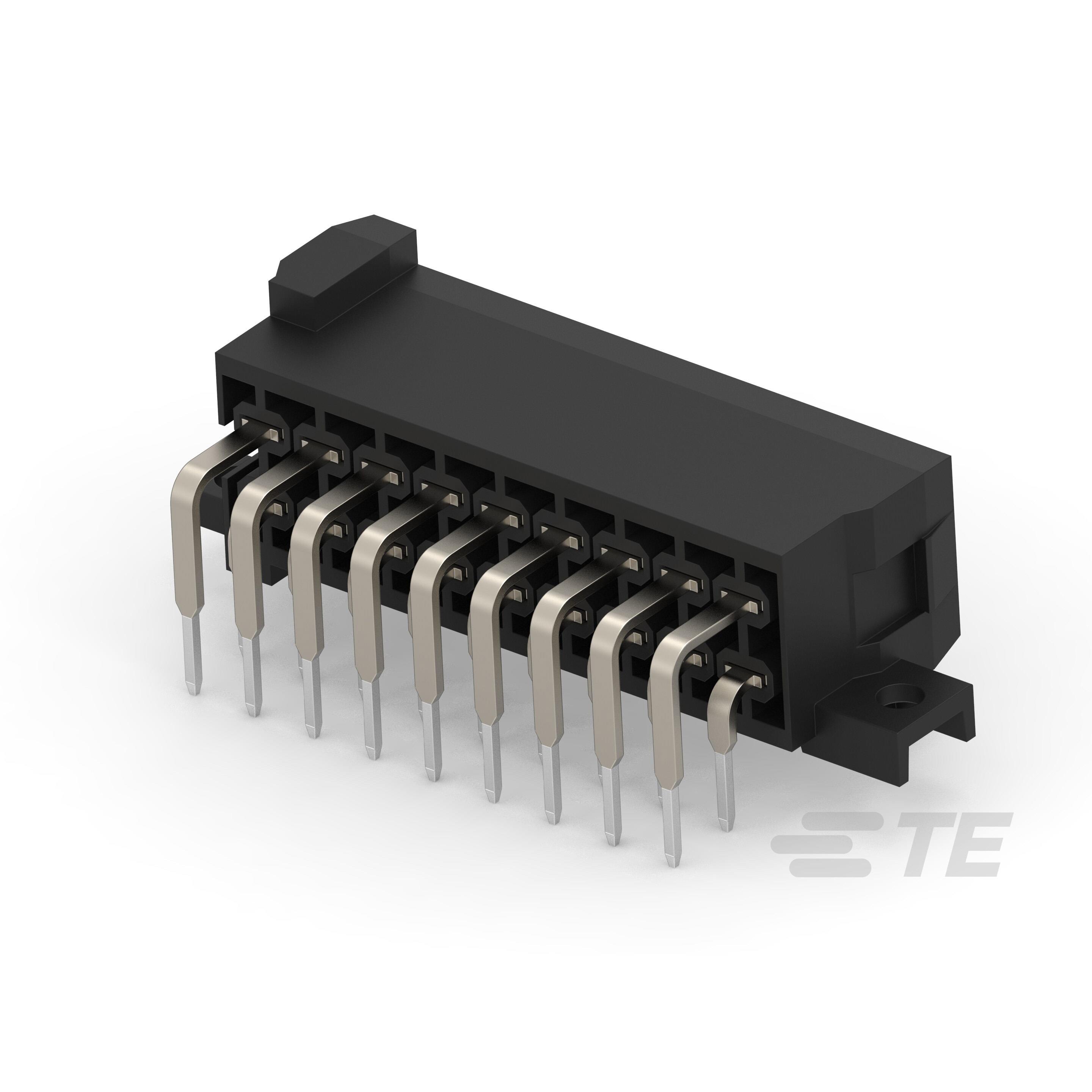 828801-6 TE Connectivity AMP Connectors  Embases à broches mâles