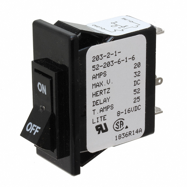 203-2-1-52-203-6-1-6 Sensata-Airpax Interruttori automatici