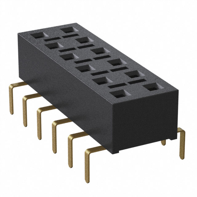 HLE-106-02-G-DV-PE Samtec Inc.  Headers Receptacles Female Sockets