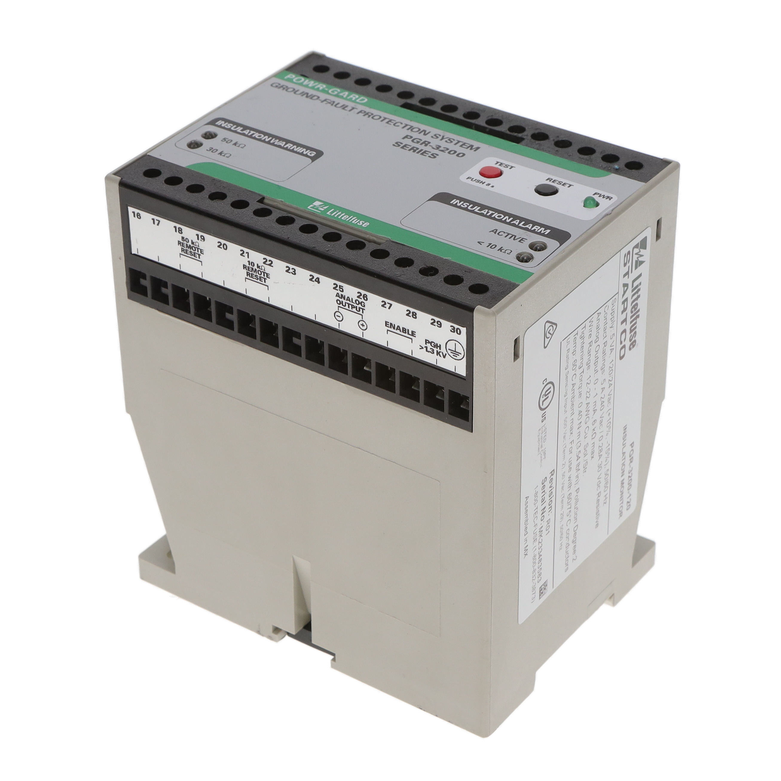 PGR-3200-120 Littelfuse Inc.  Protection Relays & Systems
