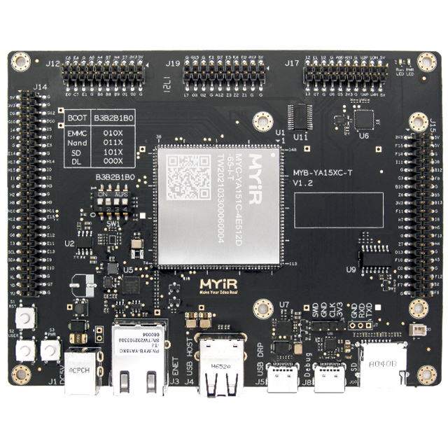 MYD-YA151C-4E512D-65-I-T MYIR Tech Limited  Cartes et kits d'évaluation et de démonstration