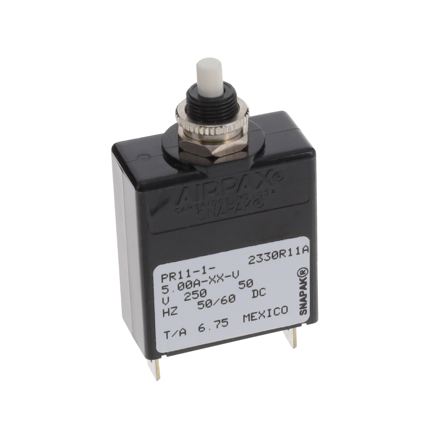 PR11-1-5.00A-XX-V Sensata-Airpax Disyuntores