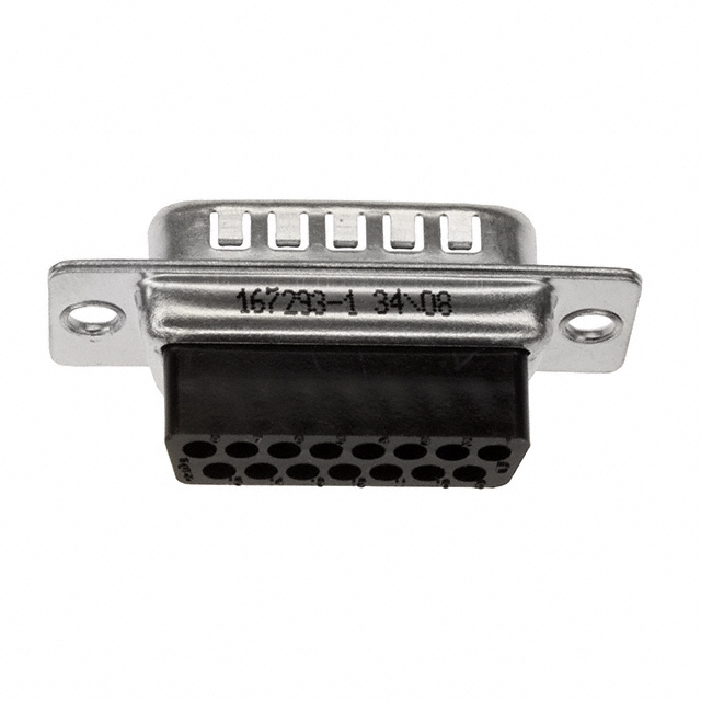 167293-1 TE Connectivity AMP Connectors  Alloggiamenti per connettori D-Sub a forma di D