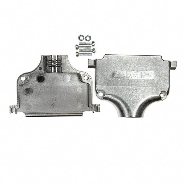 745174-4 TE Connectivity AMP Connectors  Capots de connecteurs D-Sub en forme de D