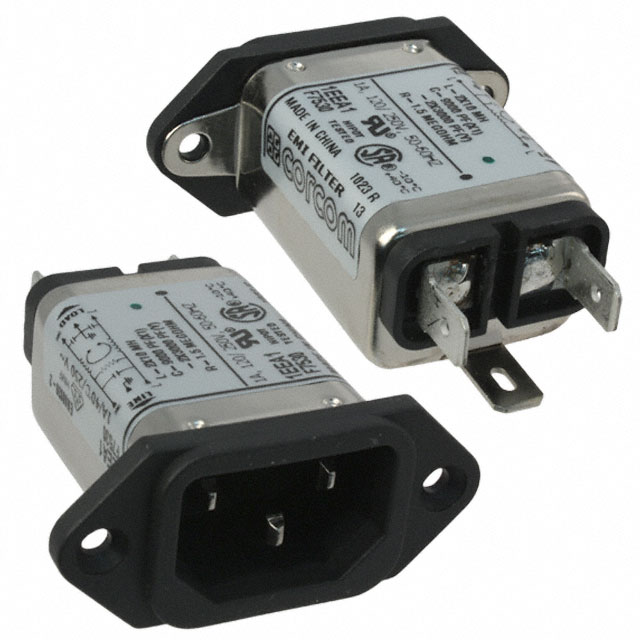 6609000-1 TE Connectivity Corcom Filters  Moduli di ingresso alimentazione (PEM)