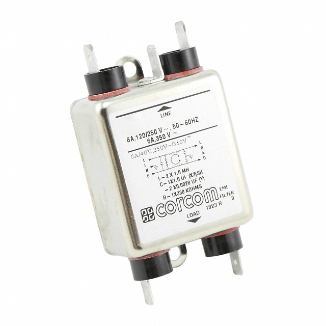 1-1609034-1 TE Connectivity Corcom Filters  Modules de filtrage de ligne électrique