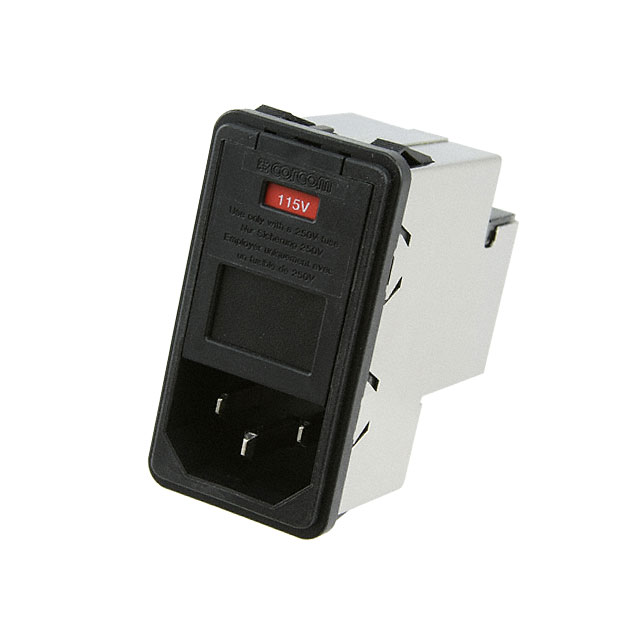 PS00XDS3B TE Connectivity Corcom Filters  Modules d'entrée d'alimentation (PEM)