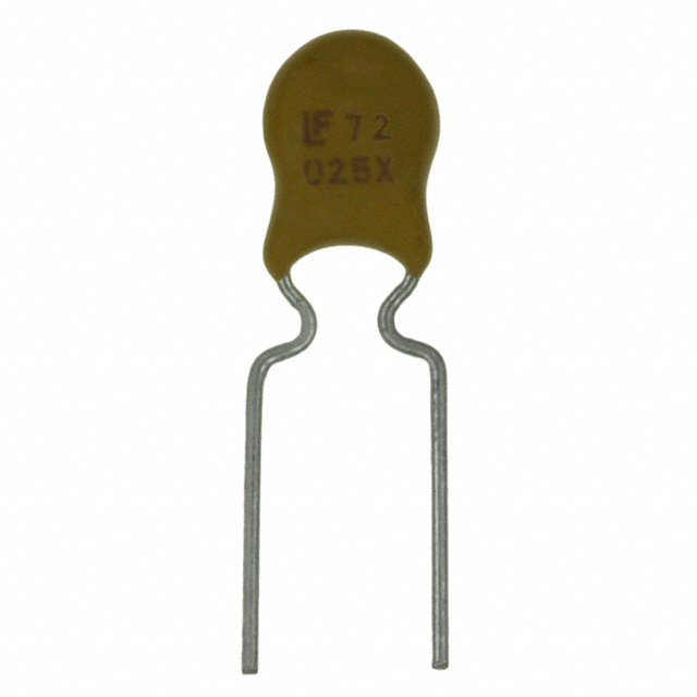 72R025XU Littelfuse Inc. Fusibles reiniciables PTC