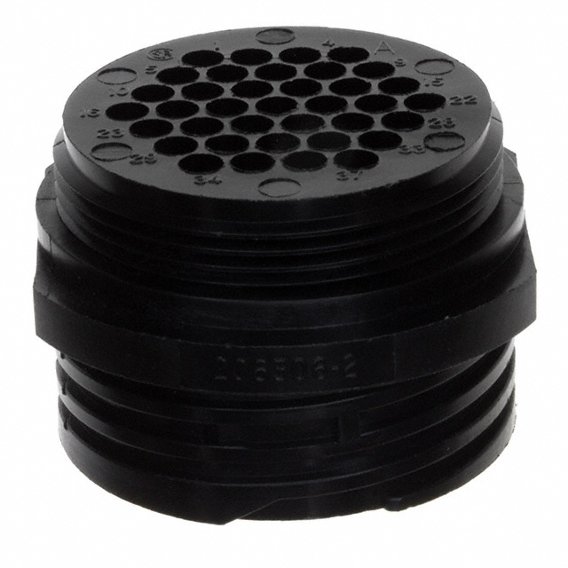 206306-2 TE Connectivity AMP Connectors  Rundsteckverbindergehäuse