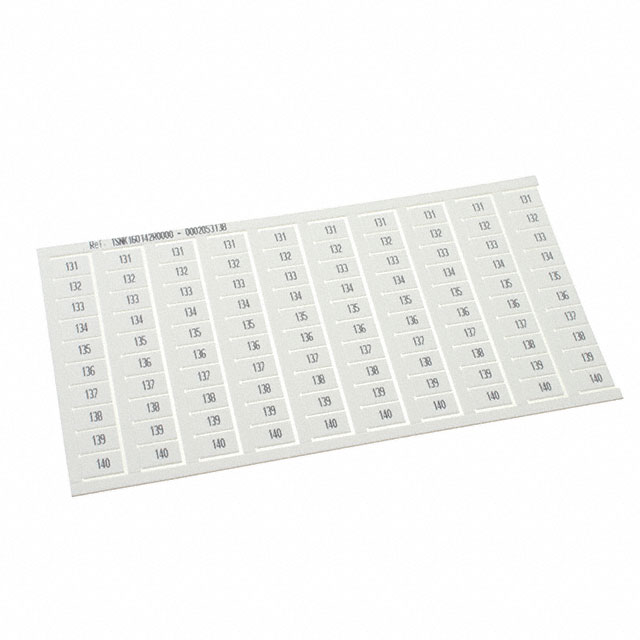 1SNK160142R0000 TE Connectivity ENTRELEC  Strisce di marcatura per morsettiere