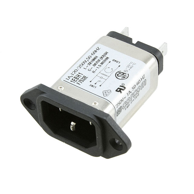 1EBH1 TE Connectivity Corcom Filters  Power Entry Modules (PEM)