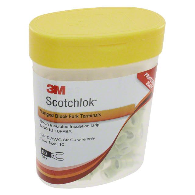 MNG10-10FFBX-BOTTLE 3M  Spade Connectors