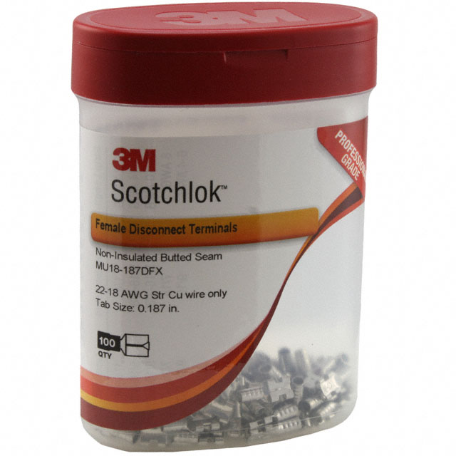 MU18-187DFX-BOTTLE 3M  Conectores de desconexión rápida