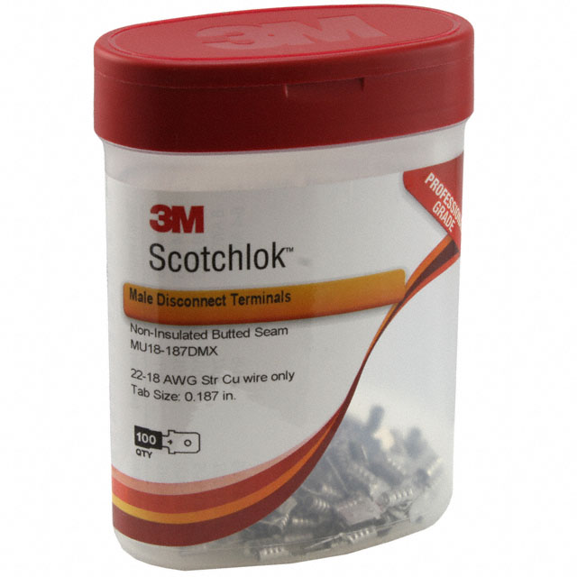 MU18-187DMX-BOTTLE 3M  Quick Connects Quick Disconnect Connectors