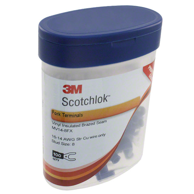 MV14-8FX-BOTTLE 3M  Spade Connectors