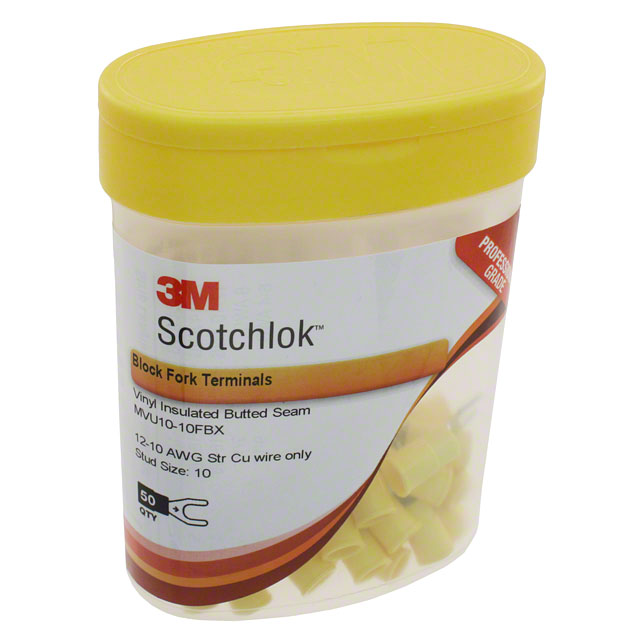 MVU10-10FBX-BOTTLE 3M  Spade Connectors