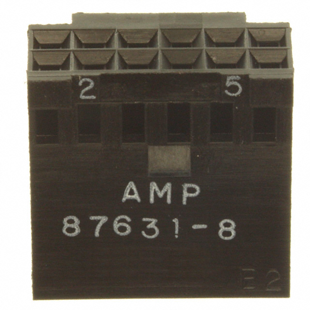 87631-8 TE Connectivity AMP Connectors  Rectangular Connector Housings