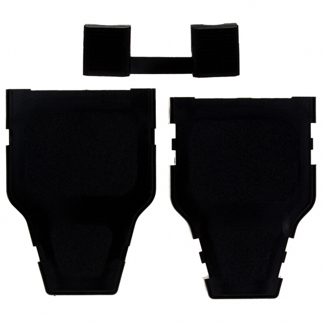 554944-1 TE Connectivity AMP Connectors  Capots de connecteurs D-Sub en forme de D