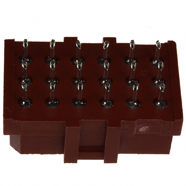 207530-4 TE Connectivity AMP Connectors  Headers Receptacles Female Sockets