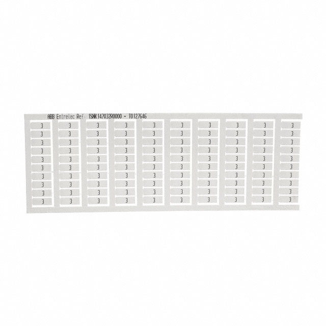1SNK147032R0000 TE Connectivity ENTRELEC  Terminal Block Marker Strips