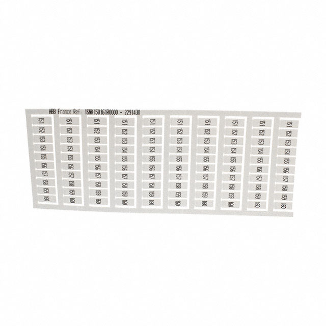 1SNK150161R0000 TE Connectivity ENTRELEC  Bandes de marquage pour borniers