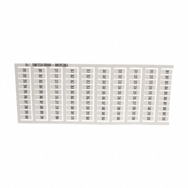 1SNK155041R0000 TE Connectivity ENTRELEC  Strisce di marcatura per morsettiere